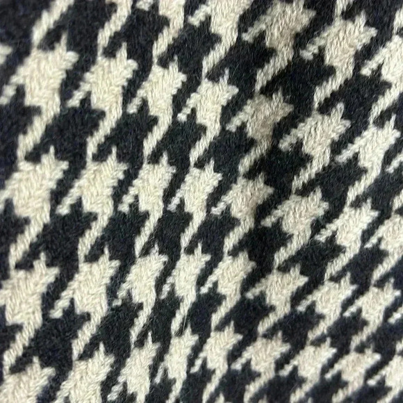 Talbots Brown Tan Houndstooth Skirt Size 14 Plus Career Work Business Office - Picture 10 of 11